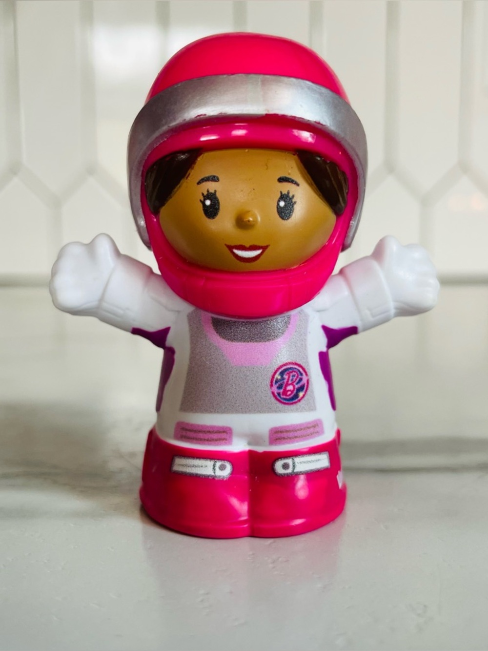 Fisher Price Little People “Barbie You Can Be Anything” Astronaut Figure